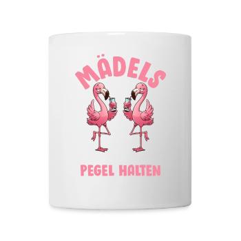 Les filles, peu importe ce qui se passe Maintenir les niveaux - Mug blanc - blanc - Devant