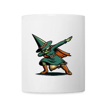 Dabbing Witch Halloween Costume Decoration Salem - Mug - white - Front