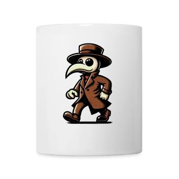 Retro Vintage Cartoon Creepy Halloween Decoration - Mug - white - Front