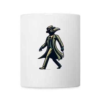 Gruseliges Halloween Streetwear Plague Doctor - Tasse - Weiß - Vorne