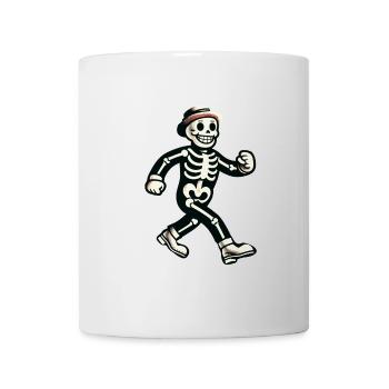 Costume d’Halloween effrayant de dessin animé rétro drôle - Mug blanc - blanc - Devant