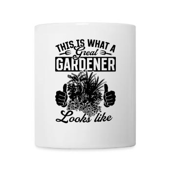 This is what a great gardener looks like - Hobby G - Mug - white - Front