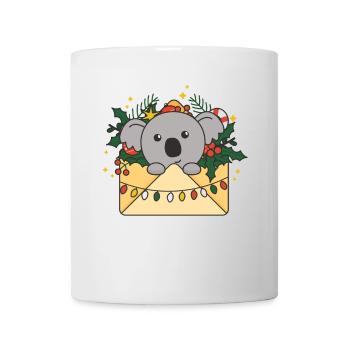 Koala Lettre de Noël Animaux d’hiver Koalas - Mug blanc - blanc - Devant