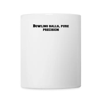 Bowling - Bowling balls, pure precision - Mug - white - Front