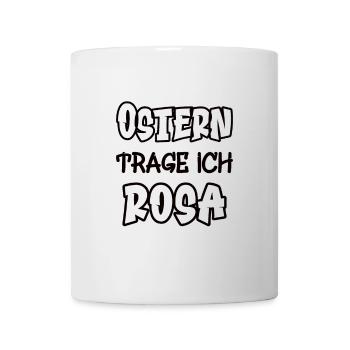 Easter I wear pink saying color pink - Mug - white - Front