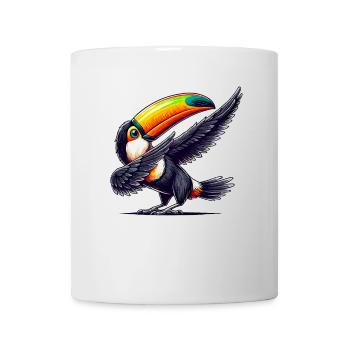 Toucan, Tropical Bird, Dabbing, Exotic - Mug - white - Front