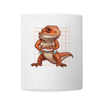 Spiele Controller Gaming Rex Dino Mit Controller - Tasse - Weiß - Vorne