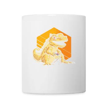 Spiele Controller Gaming Rex Dino Mit Controller - Tasse - Weiß - Vorne