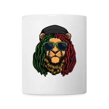 Rastafari Music Vibes Only Rasta Jamaica Reggae - Mug - white - Front