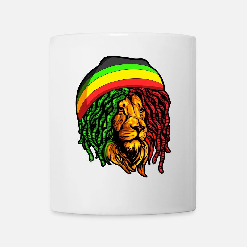 Rastafari Musik Vibes Only Rasta Jamaika Reggae - Tasse - Weiß