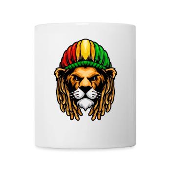Rastafari Music Vibes Only Rasta Jamaica Reggae - Mug - white - Front