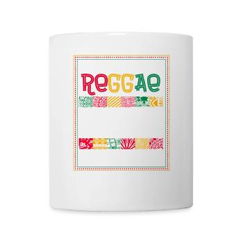 Rastafari Papa Musique Fête des pères Rasta Jamaïque Reggae - Mug blanc - blanc - Devant