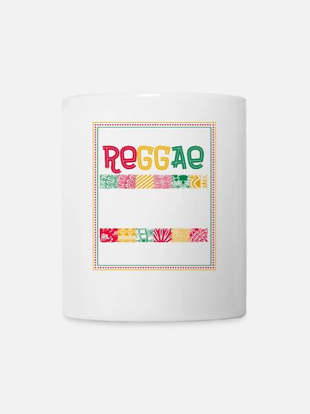 Musique Rastafari Vibes Uniquement Rasta Jamaïque Reggae - Mug blanc - blanc