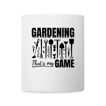 Gardening that's my game - Funny Gardening - Tasse - Weiß - Vorne