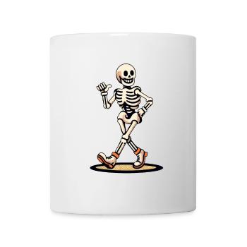 Décoration de costume d’Halloween de dessin animé rétro drôle - Mug blanc - blanc - Devant