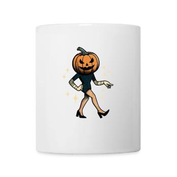 Drôle citrouille infirmière Halloween costume - Mug blanc - blanc - Devant