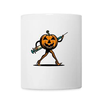 Funny pumpkin nurse geriatric nurse - Mug - white - Front