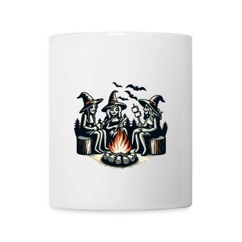 Camping Campfire Vintage Witches Design Retro - Mug - white - Front