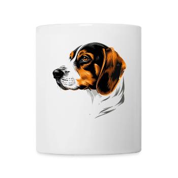 Beagle Welpe Beagles Süßer Hund English Beagle - Tasse - Weiß - Vorne