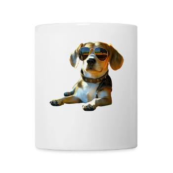 Beagle Welpe Beagles Süßer Hund English Beagle - Tasse - Weiß - Vorne