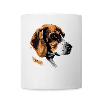 Beagle Welpe Beagles Süßer Hund English Beagle - Tasse - Weiß - Vorne