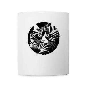 Illustration de chats - Mug blanc - blanc - Devant
