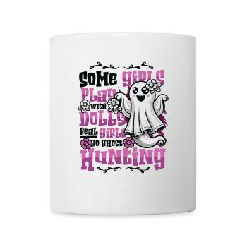 Les vraies filles partent à la chasse aux fantômes - Mug blanc - blanc - Devant