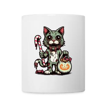 Undead Zombie Cat Trick or Treat - Mug - white - Front