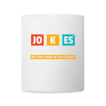 Dad Jokes Periodically Gift Nerd Geek Fathers - Mug - white - Front