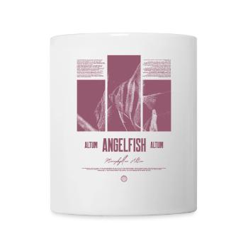 Altum Kaiserfisch Buntbarsch Aquarium Fischhalter - Tasse - Weiß - Vorne