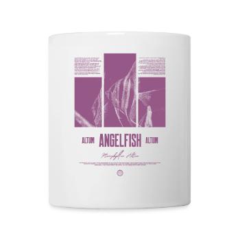 Altum Kaiserfisch Buntbarsch Aquarium Fischhalter - Tasse - Weiß - Vorne