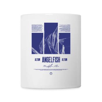 Altum Kaiserfisch Buntbarsch Aquarium Fischhalter - Tasse - Weiß - Vorne