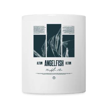 Altum Kaiserfisch Buntbarsch Aquarium Fischhalter - Tasse - Weiß - Vorne