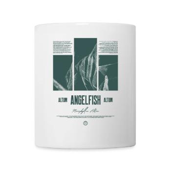 Altum Kaiserfisch Buntbarsch Aquarium Fischhalter - Tasse - Weiß - Vorne