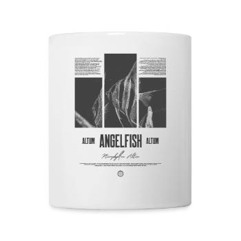 Altum Kaiserfisch Buntbarsch Aquarium Fischhalter - Tasse - Weiß - Vorne