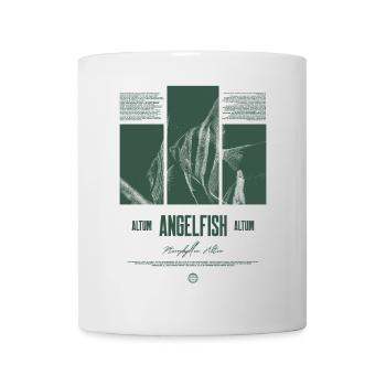 Altum Kaiserfisch Buntbarsch Aquarium Fischhalter - Tasse - Weiß - Vorne