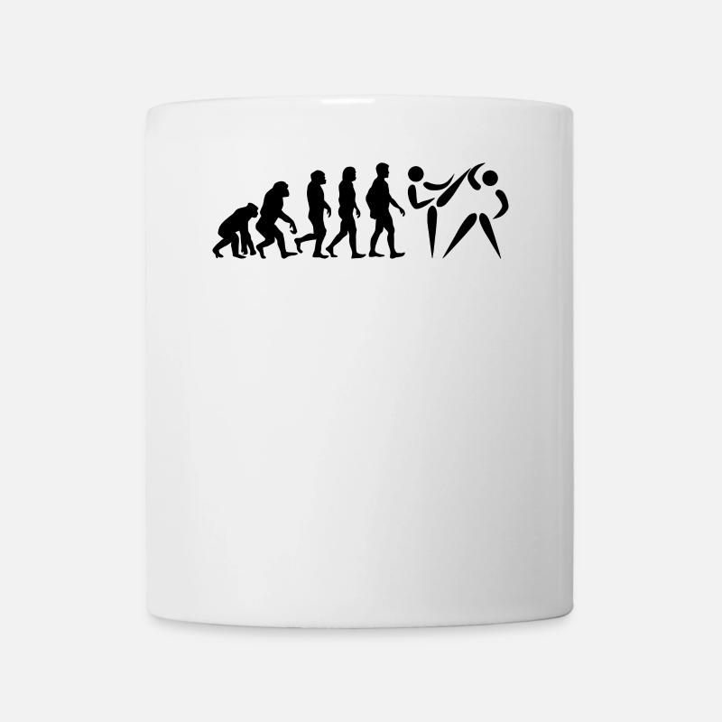 Figurine allumette Wing Chun Evolution Combattant de Wing Chun - Mug blanc - blanc