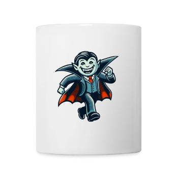 Rétro Vintage Style Halloween Costume Vampire Décoration - Mug blanc - blanc - Devant