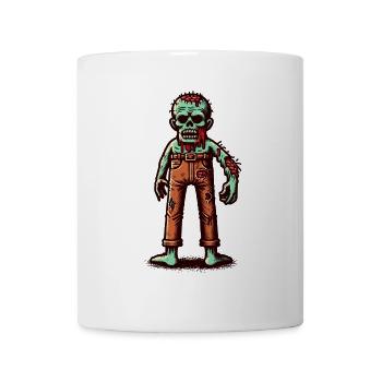 Costume d’Halloween de mort-vivant Creepy Party Design - Mug blanc - blanc - Devant