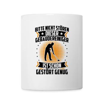 Building cleaner is already Window cleaner - Mug - white - Front