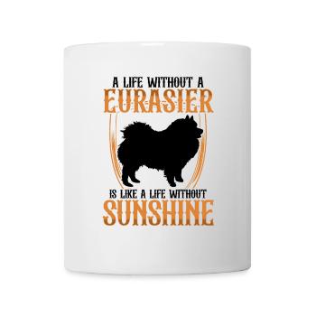 Life without Eurasier Eurasian Spitz - Mug - white - Front