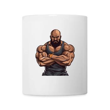 Workout Bodybuilder Muscles - Mug - white - Front