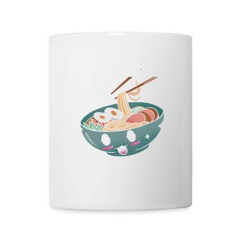 Propulsé par Ramen Anime Soupe Japonaise Cup Noodle - Mug blanc - blanc - Devant