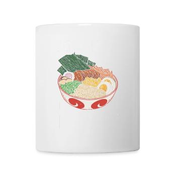 Propulsé par Ramen Anime Soupe Japonaise Cup Noodle - Mug blanc - blanc - Devant