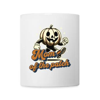 Maman du champ de citrouilles Vintage Halloween Dicton - Mug blanc - blanc - Devant