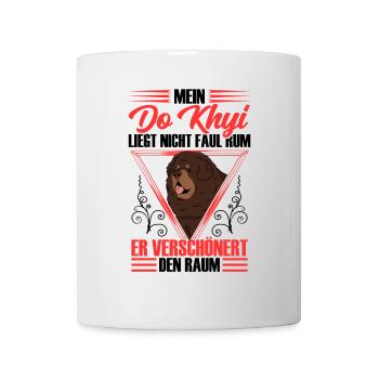 Do Khyi Is Not Lazy Tibetan Mastiff Tibetan Mastiff - Mug - white - Front