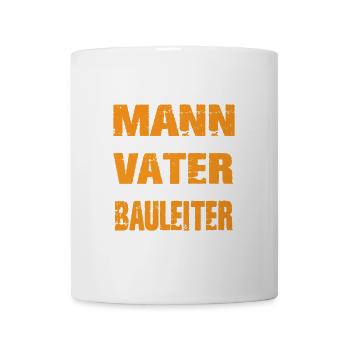 Vater und Bauleiter - Tasse - Weiß - Vorne