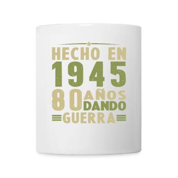 Fabriqué en 1945 80 ans d’anniversaire - Mug blanc - blanc - Devant