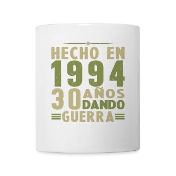 Hergestellt im Jahr 1994. Geschenk zum 30. Geburtstag - Tasse - Weiß - Vorne