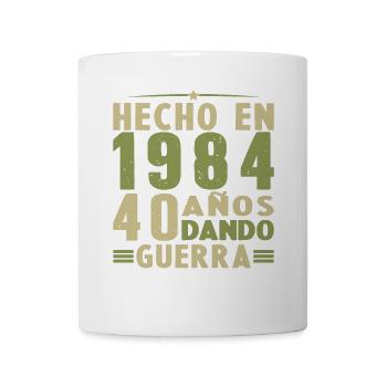 Fabriqué en 1984 40 ans d’existence Cadeau d’anniversaire - Mug blanc - blanc - Devant